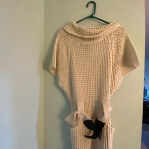Elegant Cream Knit Sweater